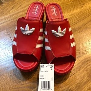 Adidas trefoil mule